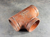 VICTAULIC Grooved Tee 3-2, C-E=3.38 in