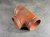 VICTAULIC Grooved Tee 3-2, C-E=3.38 in