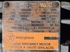 WESTINGHOUSE 60 hp, 575 Volts, 3550rpm, 3Ph, 364TS Electric Motor Type HSB