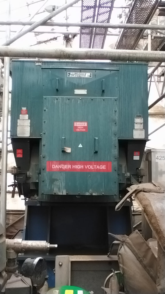 RELIANCE 600kW AC Induction Motor, 4000V, 894RPM, 32EC5812S Frame, WPII-LN Encl.