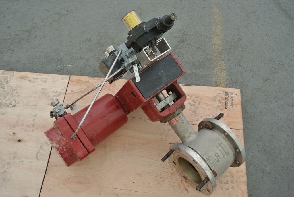 MASONEILAN 6" Class 150 Camflex II Rotary Control Valve w/ Actuator 35-35212
