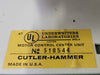 CUTLER-HAMMER NEMA Size 1 MCC Bucket Combination Motor Starter w/ Disconnect & Control Transformer