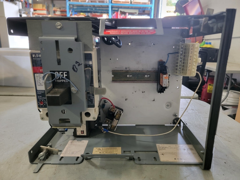 CUTLER-HAMMER MCC Bucket w/ HMCP015E0C Motor Circuit Protector & 120VA Control Transformer