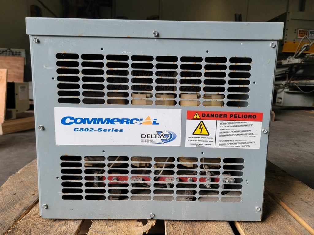 DELTA 15 kVA Transformer 600 pri. volts, 208Y/120 sec. volts DA3015V