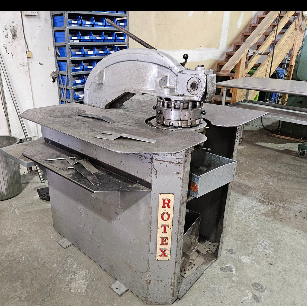 ROTEX PUNCH COMPANY INC. Manual Turret Punch 3577 18C W/3551 P.T.