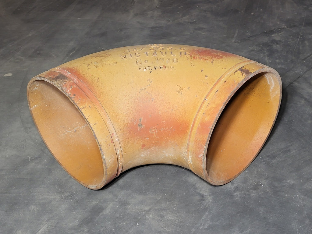 VICTAULIC 14" 45 deg AGS Groove End Elbow No. W10