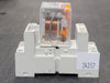 ABB 12 Amp Pluggable Interface Relay CR-M120AC2L w/ Relay Socket 1SVR405651R2000