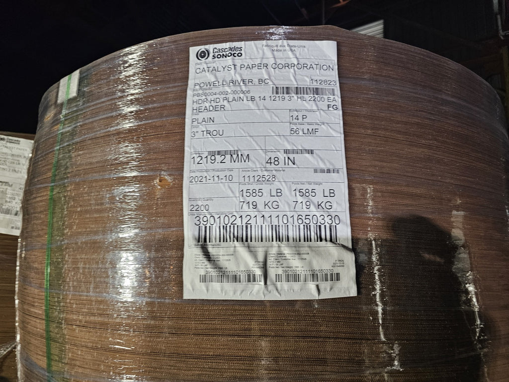 CASCADES SONOCO Plain Packaging Paper PBS0004-002-000006