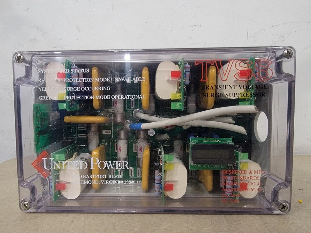 UNITED POWER CORP. 160 kA, 120/208 Volts Surge Protector SPD3-S2-080K-31-L