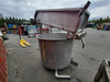 72" Stainless Steel Dewatering Screen Conveyor - 20" Wide - Inclined Screening Trough w/ 48" Collection Tank & Gear Motor