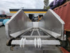 72" Stainless Steel Dewatering Screen Conveyor - 20" Wide - Inclined Screening Trough w/ 48" Collection Tank & Gear Motor