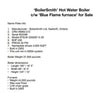 BOILERSMITH 400 BHP Hot Water Boiler EF3LW-2000SF-X-30 w/ Furnace