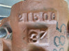 PROGRESSIVE ENGINEERING WORKS Pillow Block Bearing L-Belt Angle Split Babbitted 3-7/16" Bore, 2K-1555