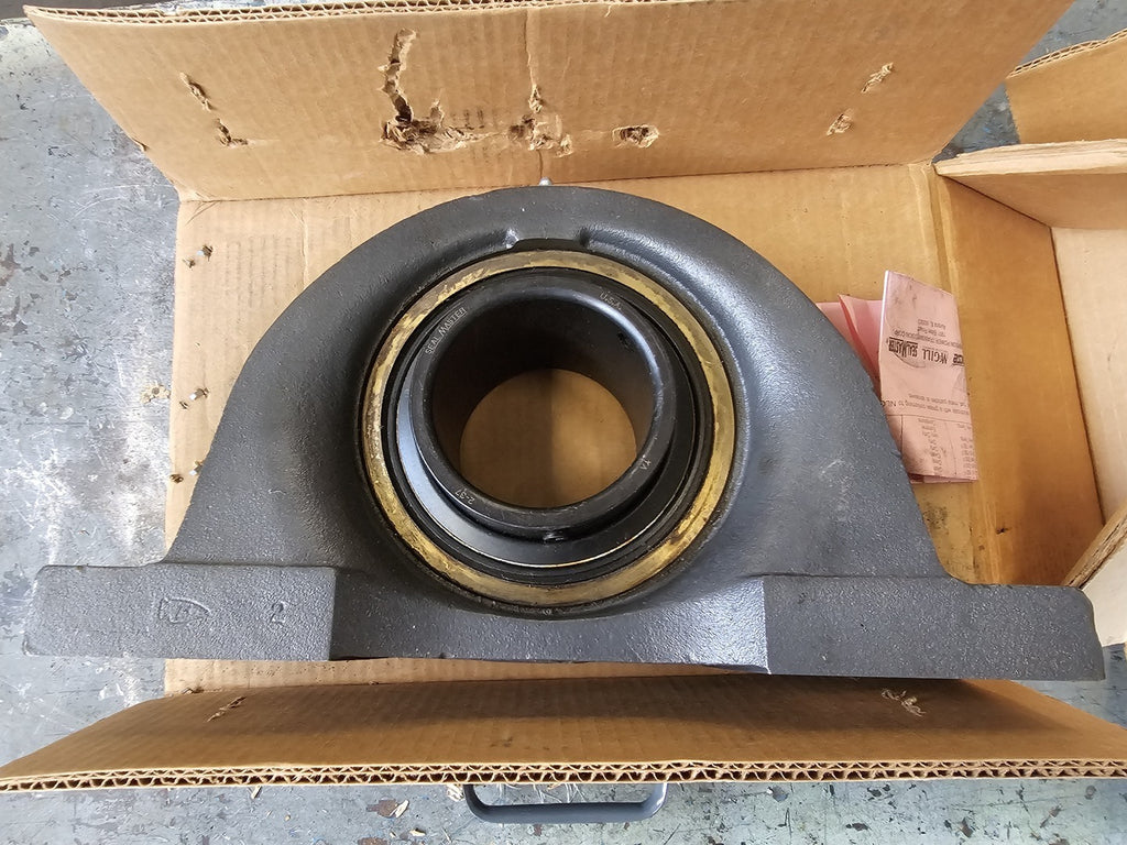 SEALMASTER Pillow Block Bearing Unit, 3-7/16" Bore, EMP 55