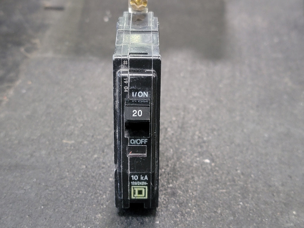 SQUARE D 20 Amp, 1 Pole, 120/240 volts Circuit Breaker QOB120