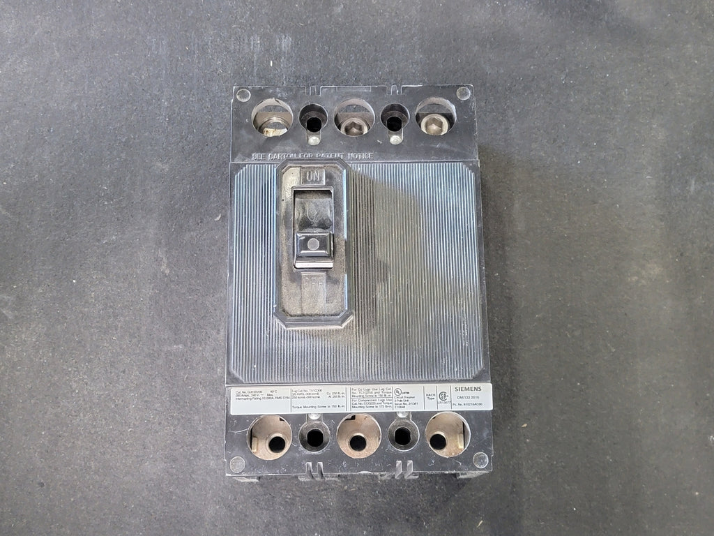 SIEMENS 200 Amp, 3 Pole, 240 Volts Circuit Breaker QJ23B200