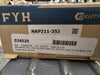 FYH Pillow Block with Eccentric Collar Bearing Unit 2-3/16" Bore, NAP211-35 