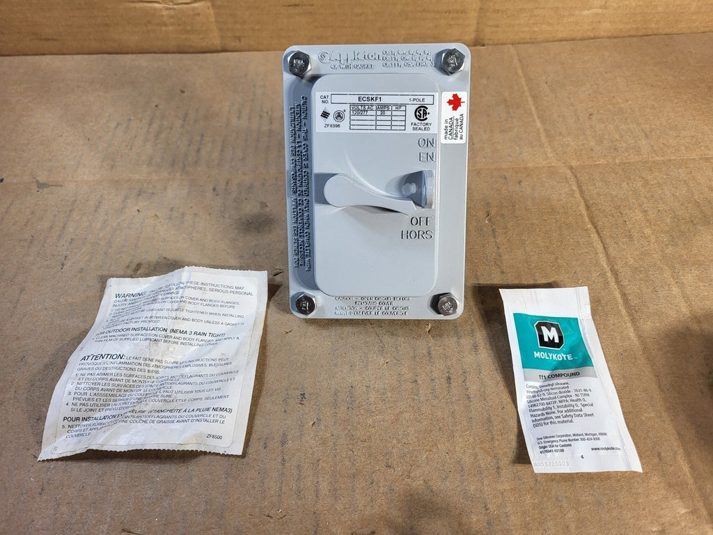 APPLETON 20 Amp Cover Assy for ECS Selector Switch Station ECSKF1