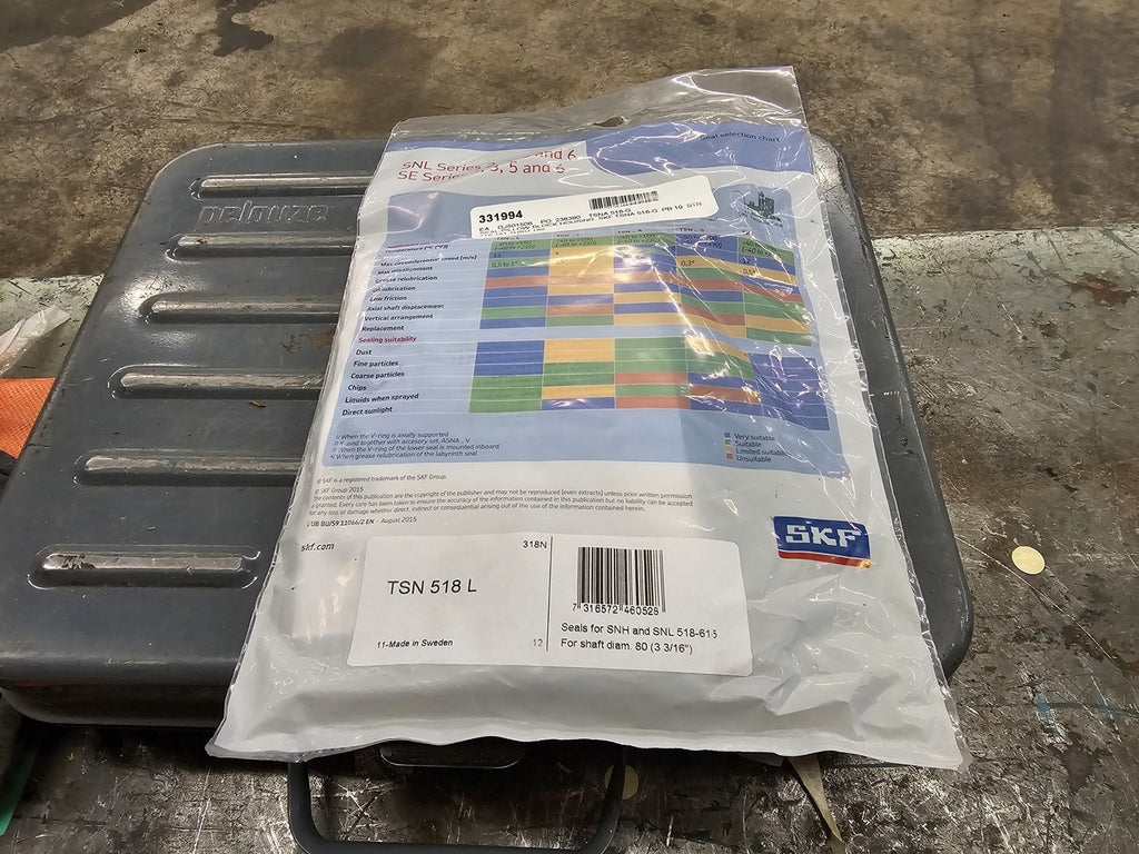 SKF Lip Seal 3-3/16"  Bore, TSN 518 L