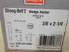 SIMPSON 3/8 - 2-1/4" Wedge Anchor STB2-37214R50 (Box of 100)