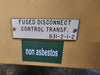 ALLEN-BRADLEY Power Supply Disconnect Enclosure 2192F BJC-234-208