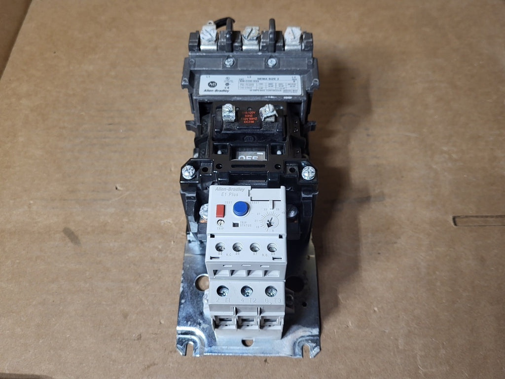 ALLEN BRADLEY 45 Amp, NEMA Size 2 Starter 509-COD-XXX w/ relay