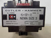 CUTLER-HAMMER C10EN3 NEMA Size 3 Magnetic Contactor 90A 120V Coil w/ C320KB5 Aux Contact