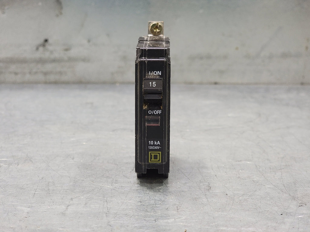 SQUARE D 15 Amp, 1 Pole, 120/240 volts Circuit Breaker QOB115