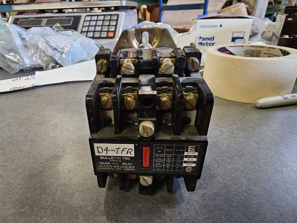 ALLEN-BRADLEY 60 Amp Industrial Relay Bulletin 700 Type N