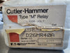 CUTLER-HAMMER 12 Amps, NEMA B Power Control Relay D26MR40A, Series A3