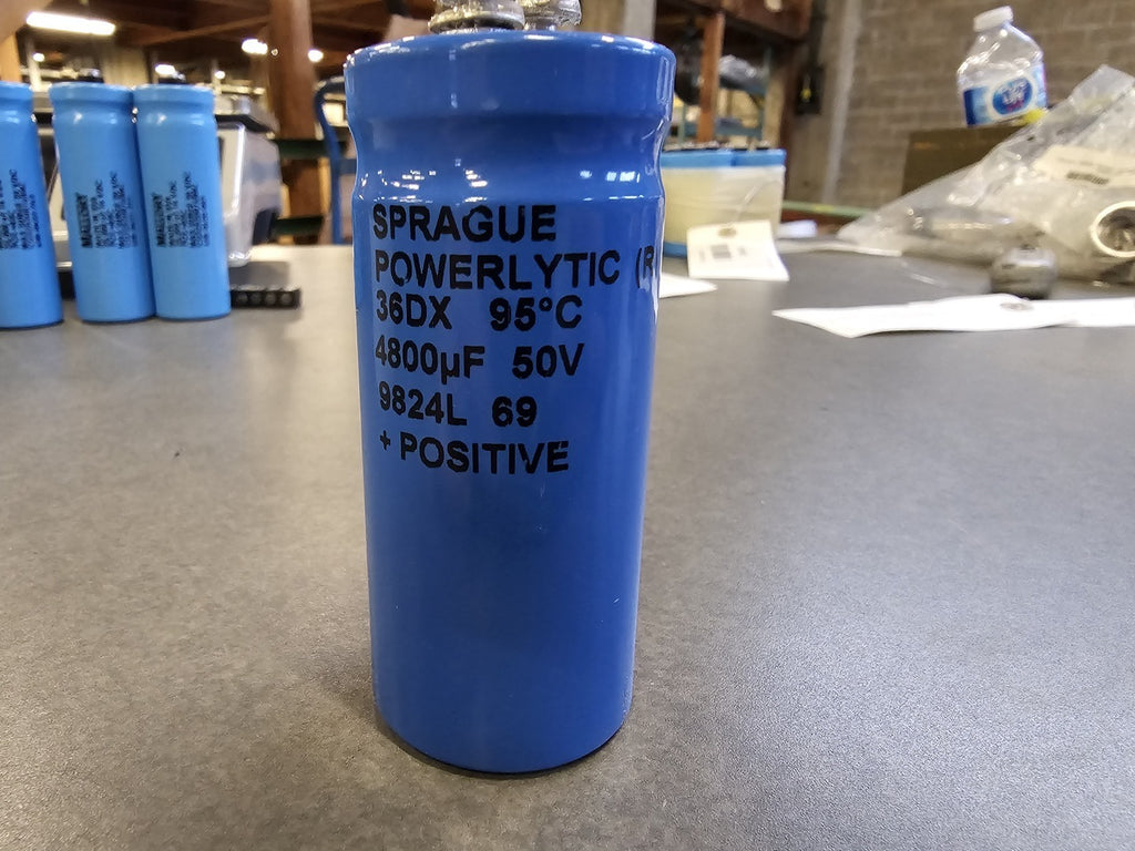 SPRAGUE Powerlytic 4800uF, 50V Aluminum Capacitor 36DX