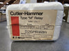 CUTLER-HAMMER 10 Amps, NEMA B Industrial Control Relay D26MR40A, Series D26