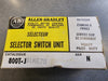 ALLEN-BRADLEY 3 Position Pilot Duty Selector Switch 800T-J91KE7B