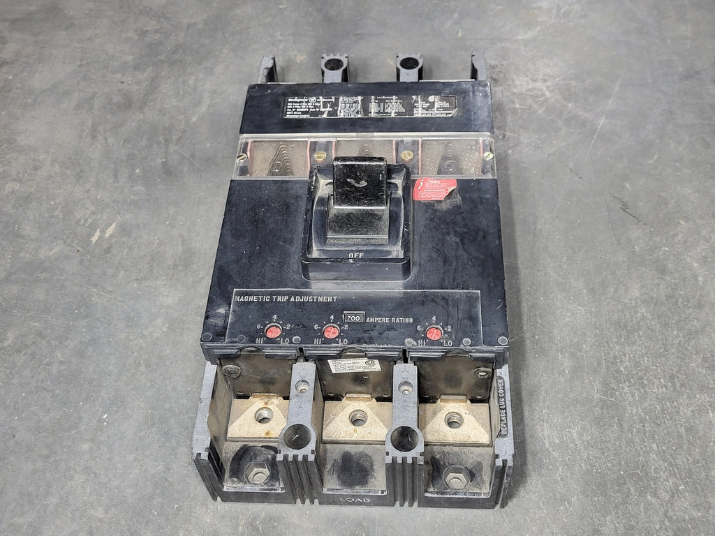 WESTINGHOUSE 800 Amp, 3 Pole, 600 Volt Circuit Breaker MA3800FS