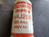 FERRAZ SHAWMUT 250 Amp, 600VAC Class J AmpTrap Fuse A4J250