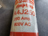 FERRAZ SHAWMUT 250 Amp, 600VAC Class J AmpTrap Fuse A4J250