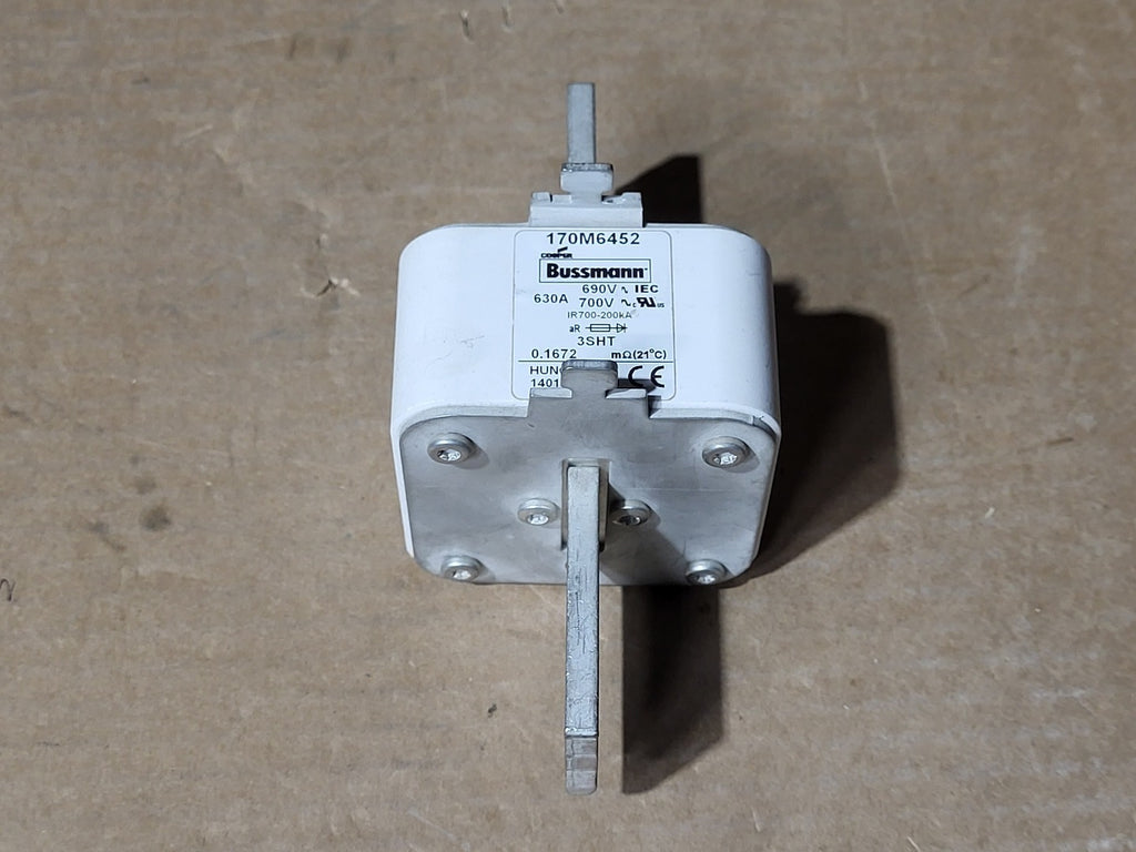 BUSSMANN 63 Amps, CLass aR, High Speed Square Body Fuse 170M6452