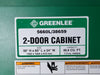 GREENLEE 46.6cu. ft, 2 Door Cabinet 5660L/38659, 56"x60"x24"