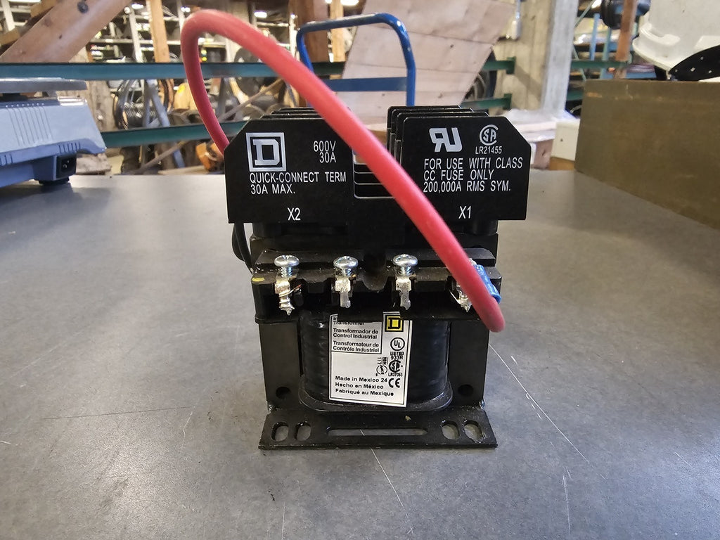 SQUARE D 0.50 kVA Top Mount Fuse Block Control Transformer 9070TF50D5