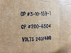 6kW-240/480VAC Basic Jacket Water Heater 200-6504, 3-10-159-1