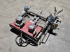ROSEMOUNT Differential Pressure Instrumentation Skid w/ 5-Valve Manifold, Dwyer Pressure Switches & Temperature Transmitter