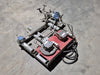 ROSEMOUNT Differential Pressure Instrumentation Skid w/ 5-Valve Manifold, Dwyer Pressure Switches & Temperature Transmitter