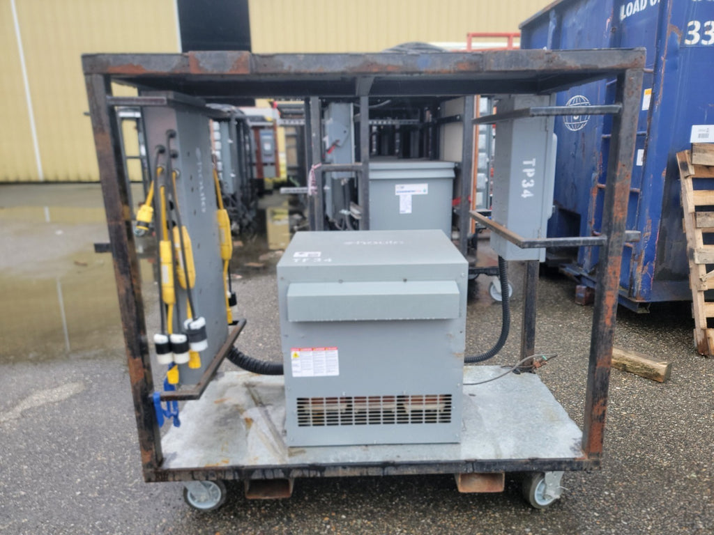 75 kVA Temporary Power Distribution Cart 600V Pri. 208Y/120V Sec.