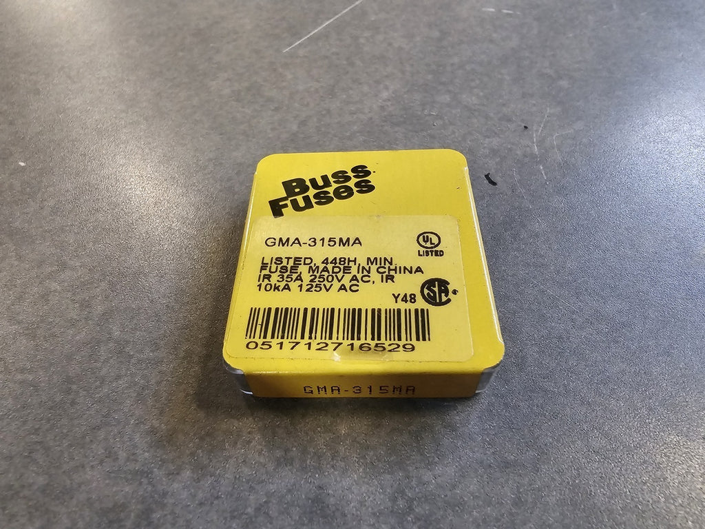 BUSSMANN 35 Amp Fast Acting Fuse GMA-315MA (Box of 5 pcs)
