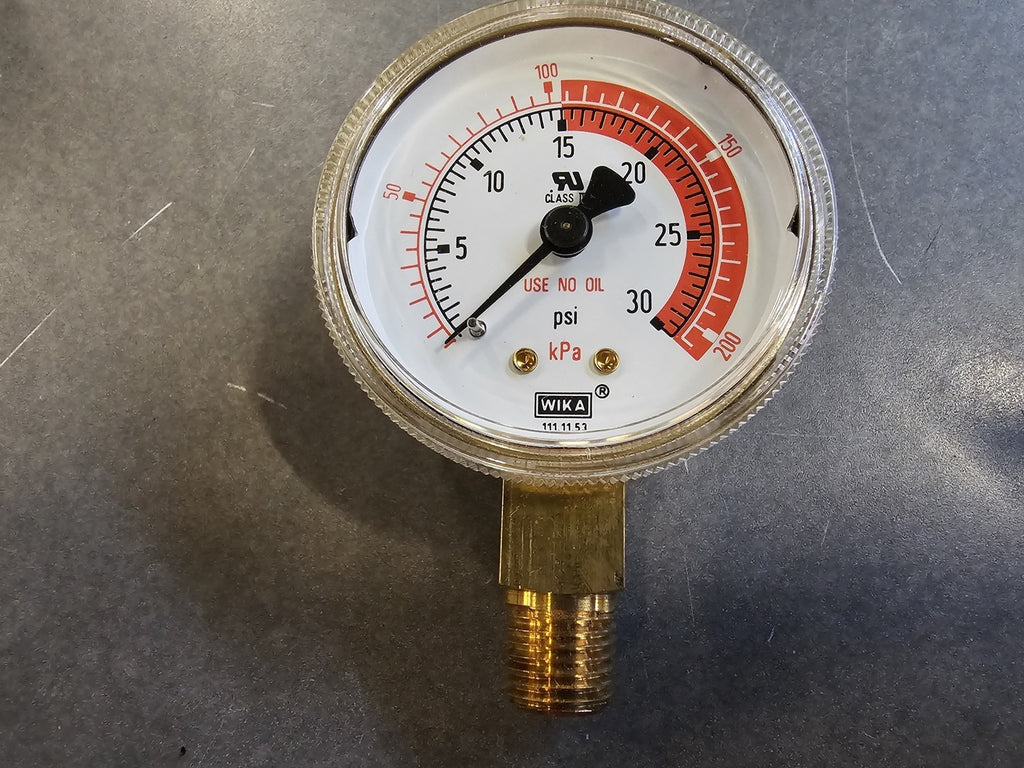 WIKA 2", 30 PSI Pressure Gauge 9769595