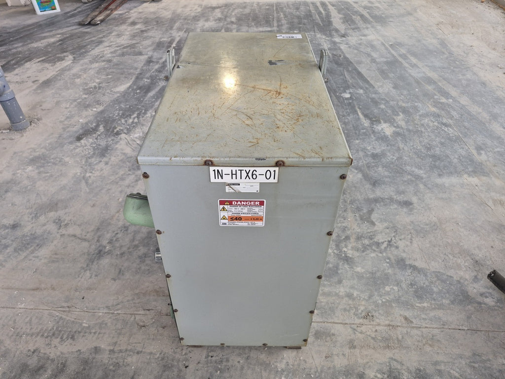 DELTA EVI 75 kVA Transformer Pri 600 volts, Sec 208Y/120 vols, CETC0075-VHB6XXBD