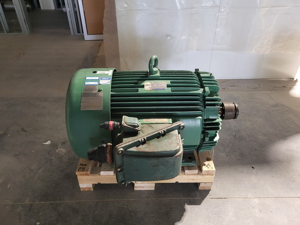 TECO-WESTINGHOUSE 200 hp, 575 volts, 3570 rpm, D447TS Electric Motor AEHH-8R002
