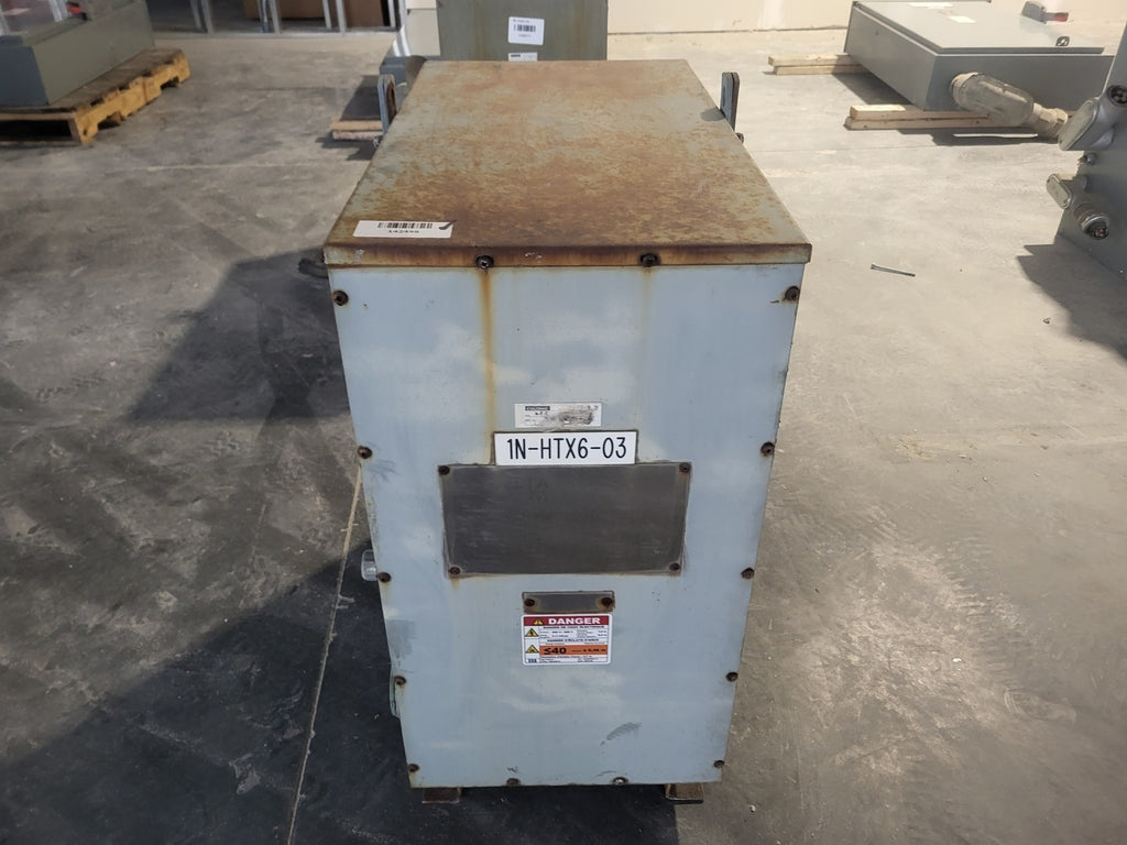 DELTA 75 kVA Transformer 600 pri. volts, 208Y/120 sec. volts CETC0075S001534