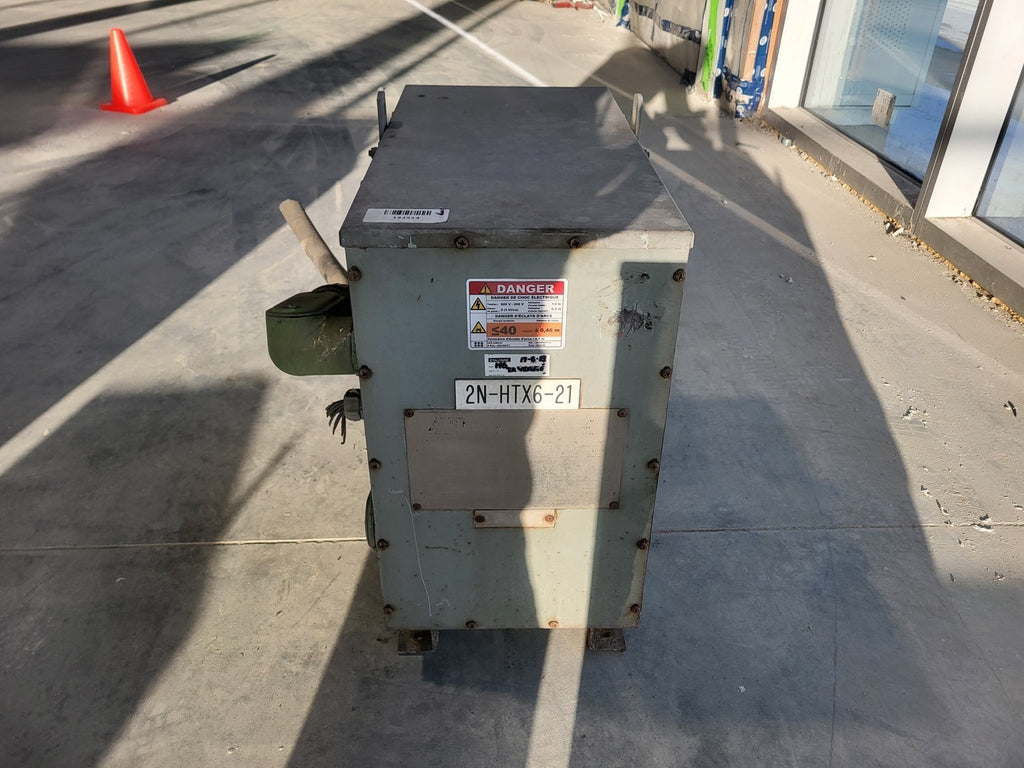DELTA 45 kVA Transformer 600 pri. volts, 208Y/120 sec. volts CETC0045S001532