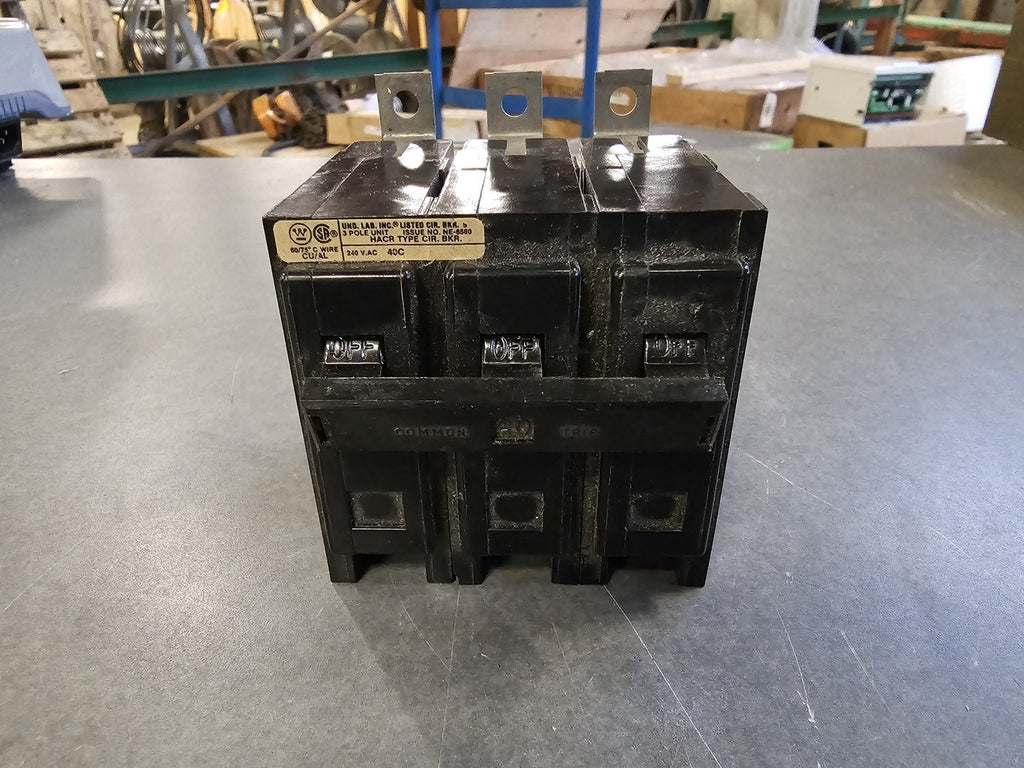 WESTINGHOUSE 20 Amps 3-Pole 240 Volts Circuit Breaker BAB3020H